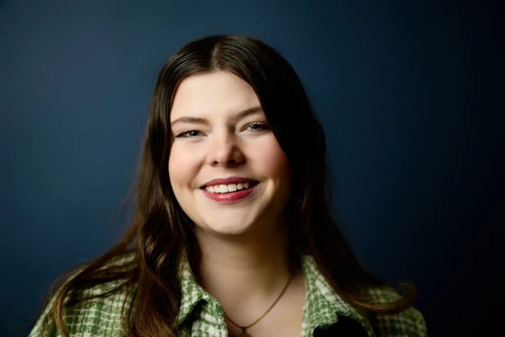 Professional headshot of Brooke Mattingly, voice student teacher at Lott Music Studio.