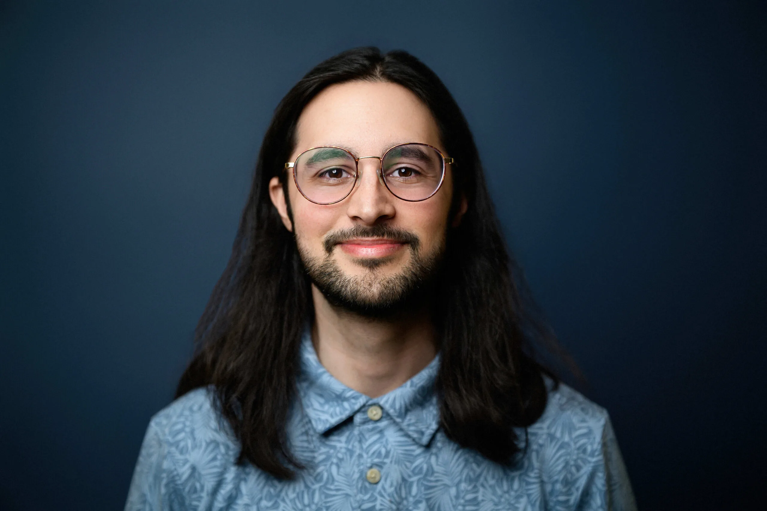 Professional headshot of Caleb Weatherby, violin and viola instructor at Lott Music Studio.