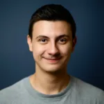 Professional headshot of Din Terzic, piano student teacher at Lott Music Studio.