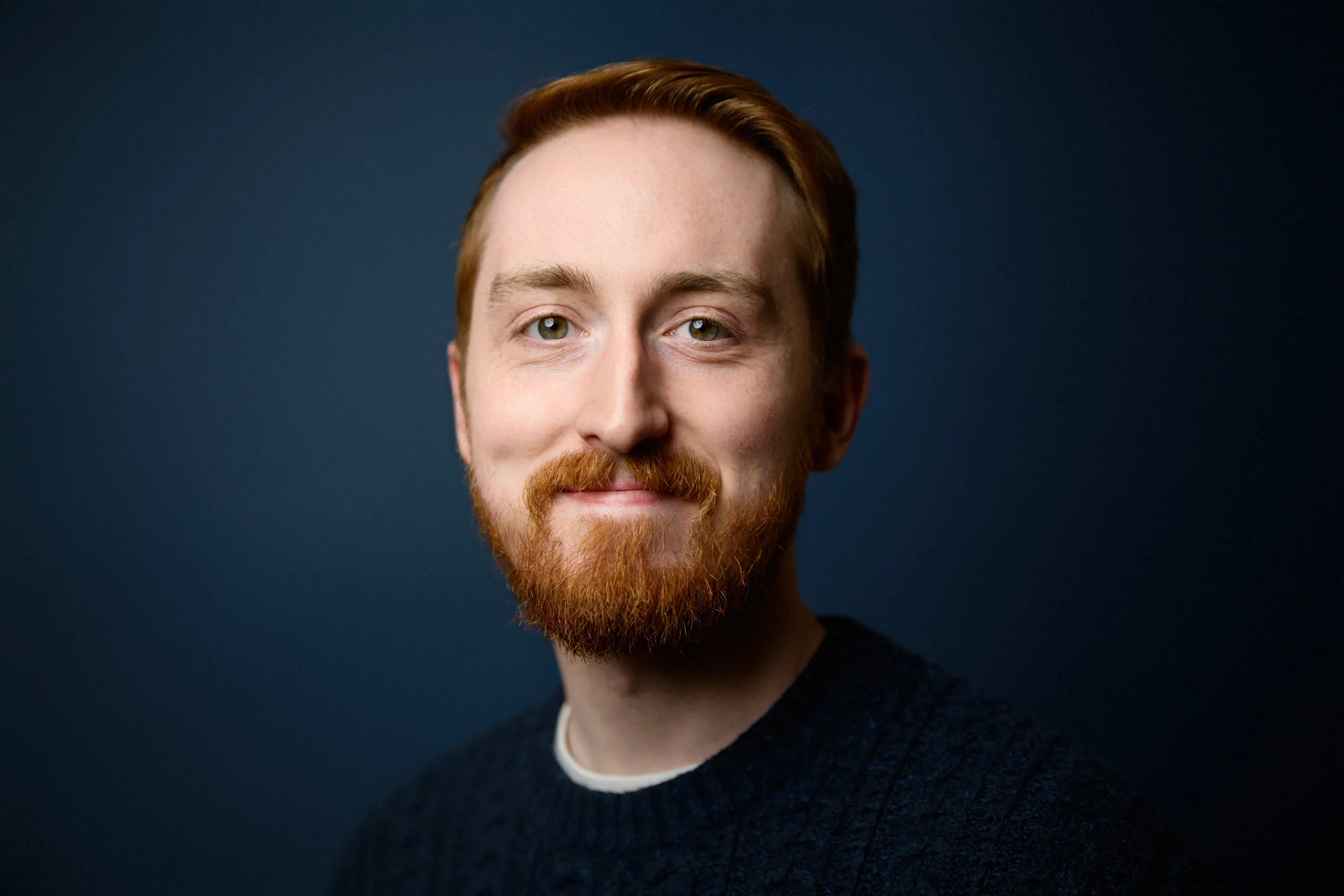 Professional headshot of Quinton Nespor, percussion instructor at Lott Music Studio.