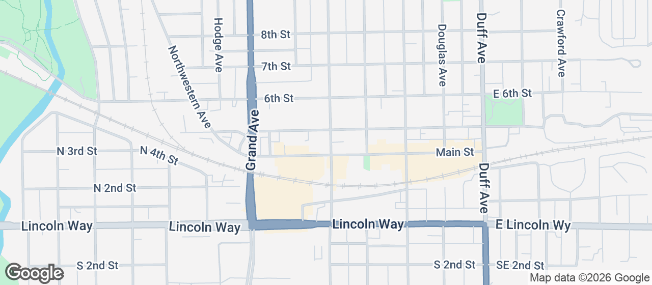Map showing the location of Lott Music Studio