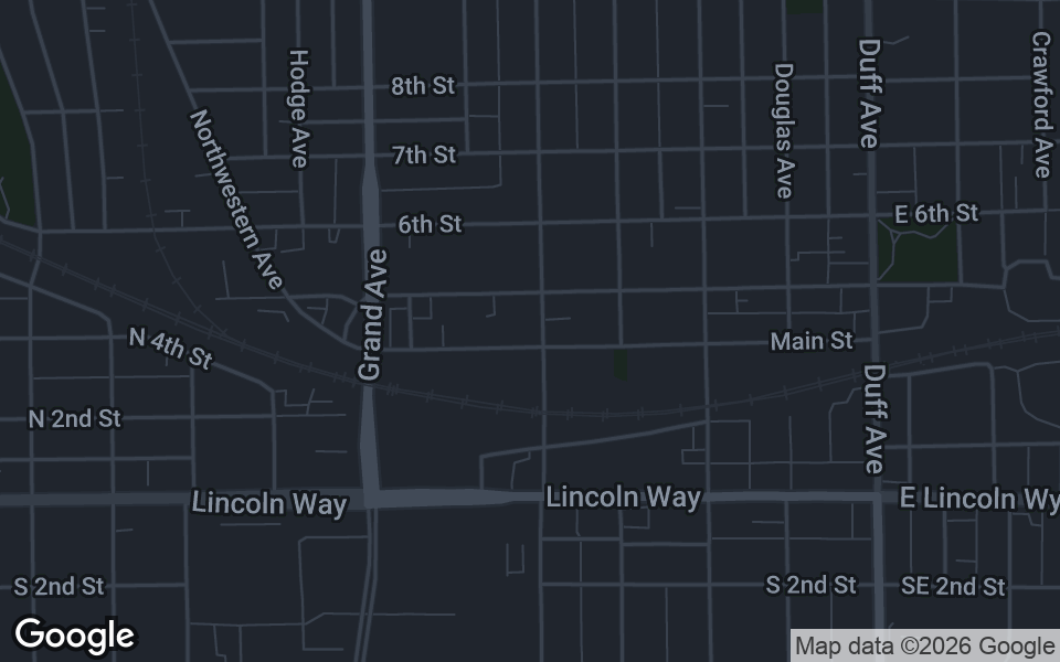 Map showing Lott Music Studio